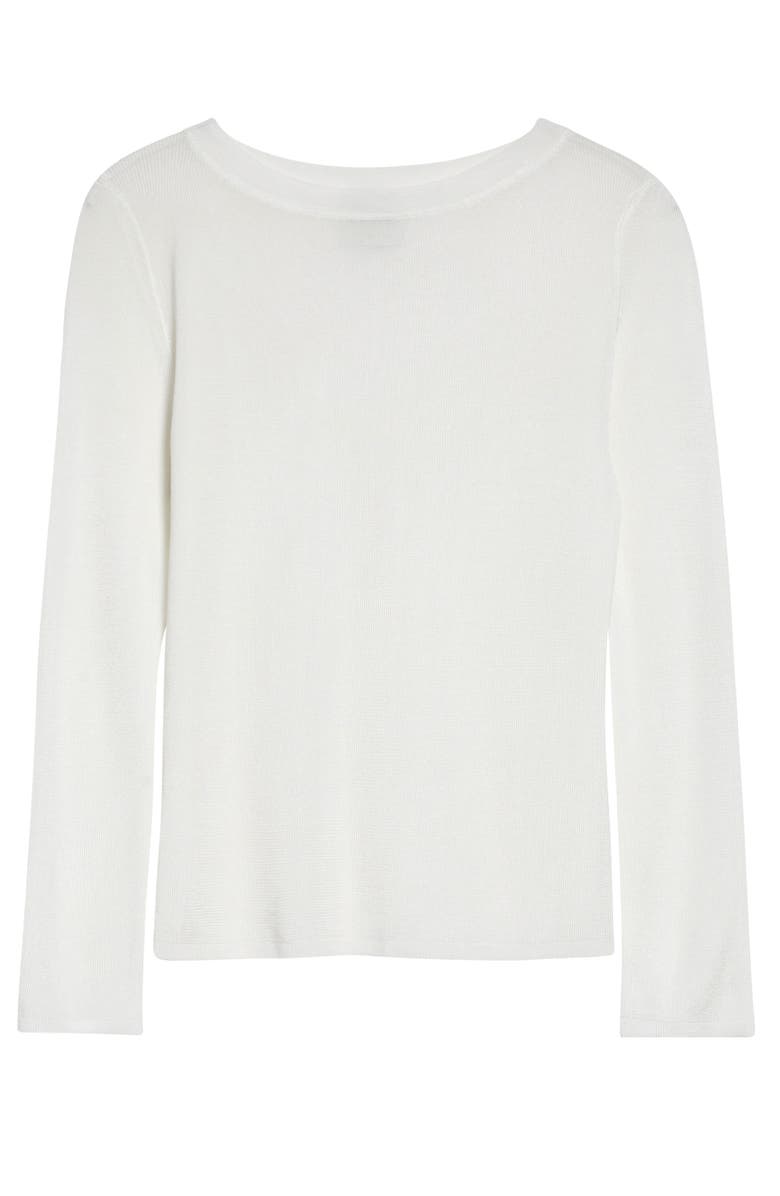 POSSE Aimee Knit Boat Neck Top, Alternate, color, Ivory