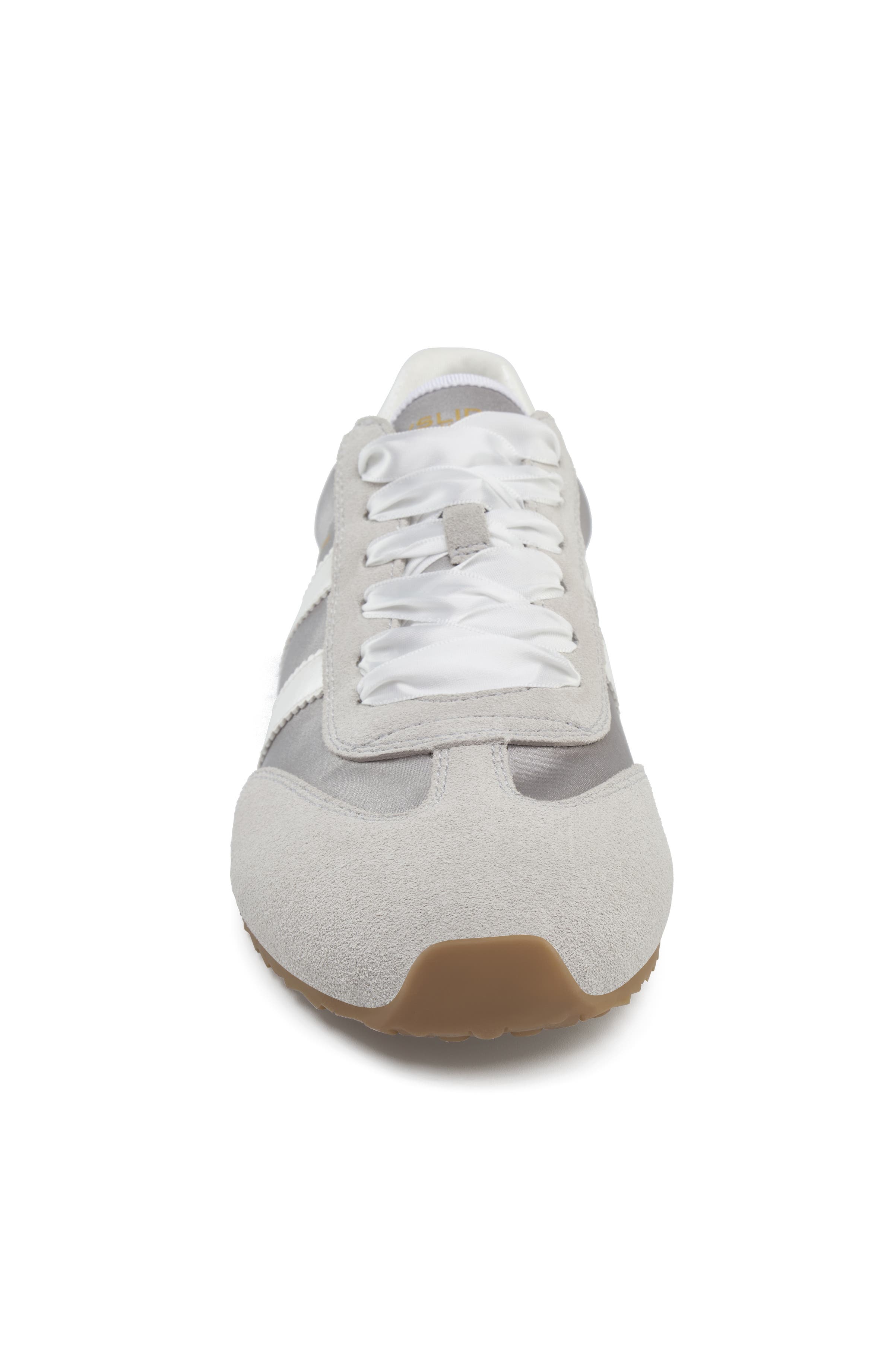 Peggy Satin Sneaker, Alternate, color, GREY