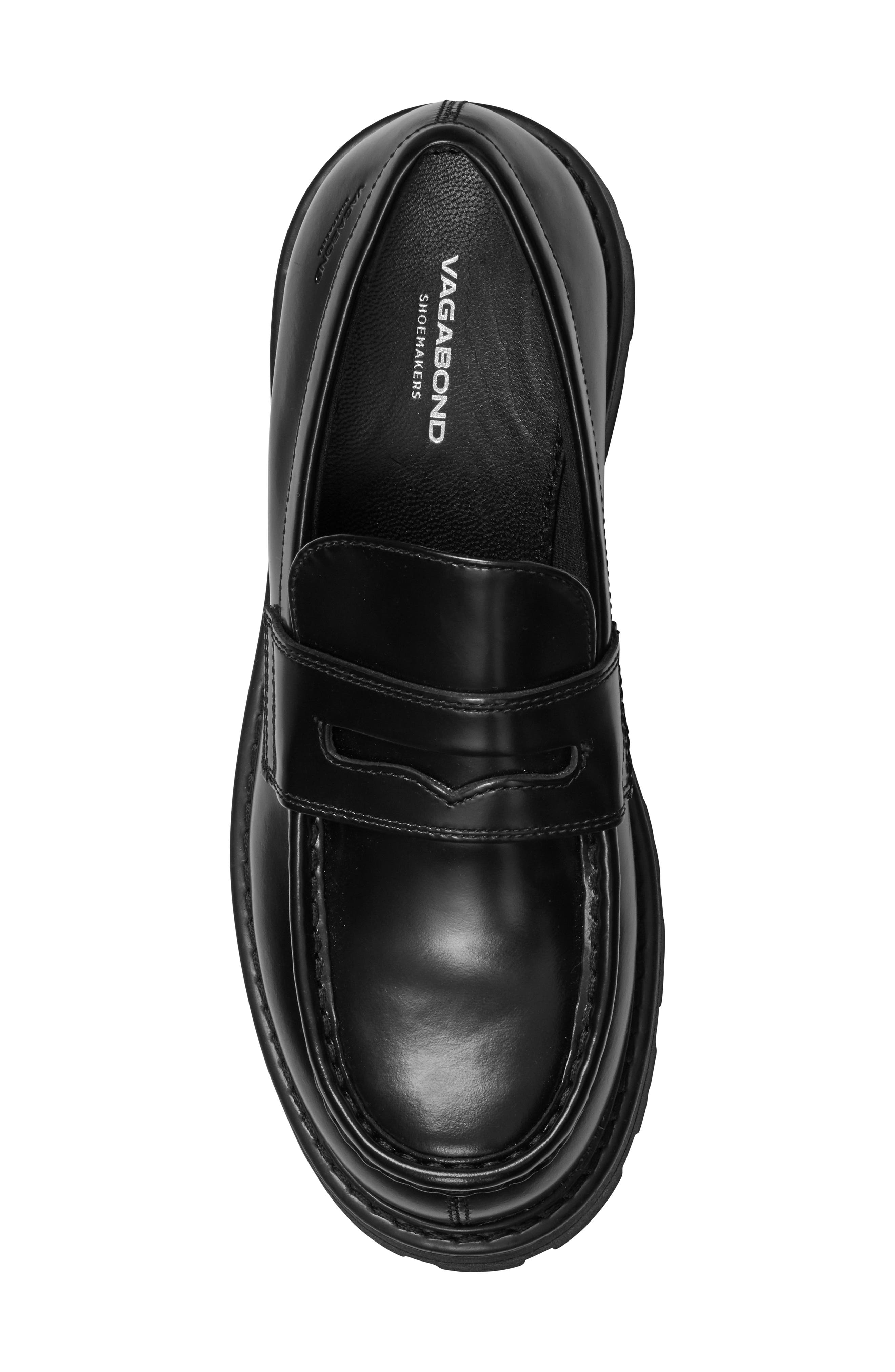 Vagabond Shoemakers Cosmo 2.0 Platform Penny Loafer, Alternate, color, Black