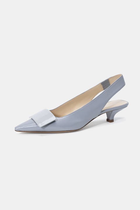 Livia Pointy Toe Slingback with Tab
