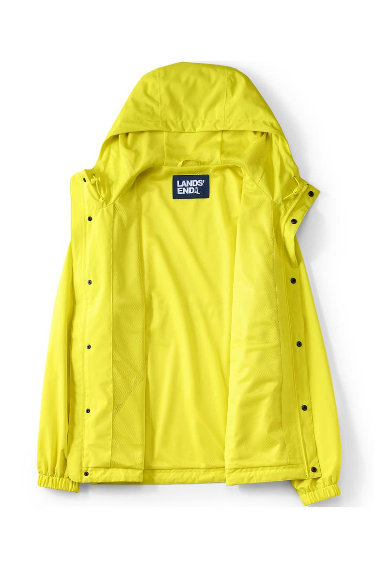 Squall Waterproof Packable Rain Jacket, Alternate, color, Limelight