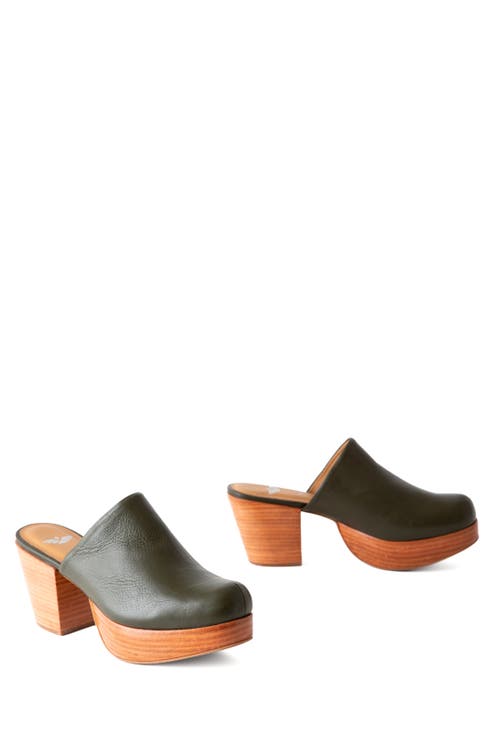 Fortress Ava Clog Mule In Green