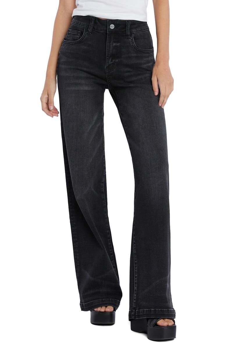 HINT OF BLU High Waist Wide Leg Jeans, Main, color, 