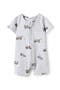 The Billie Short Sleeve Zip Romper