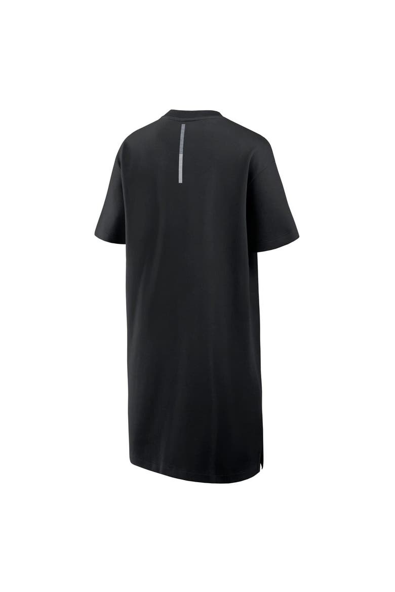 Women's Fanatics Black Chicago Cubs Elements Cotton Dress, Alternate, color, Black