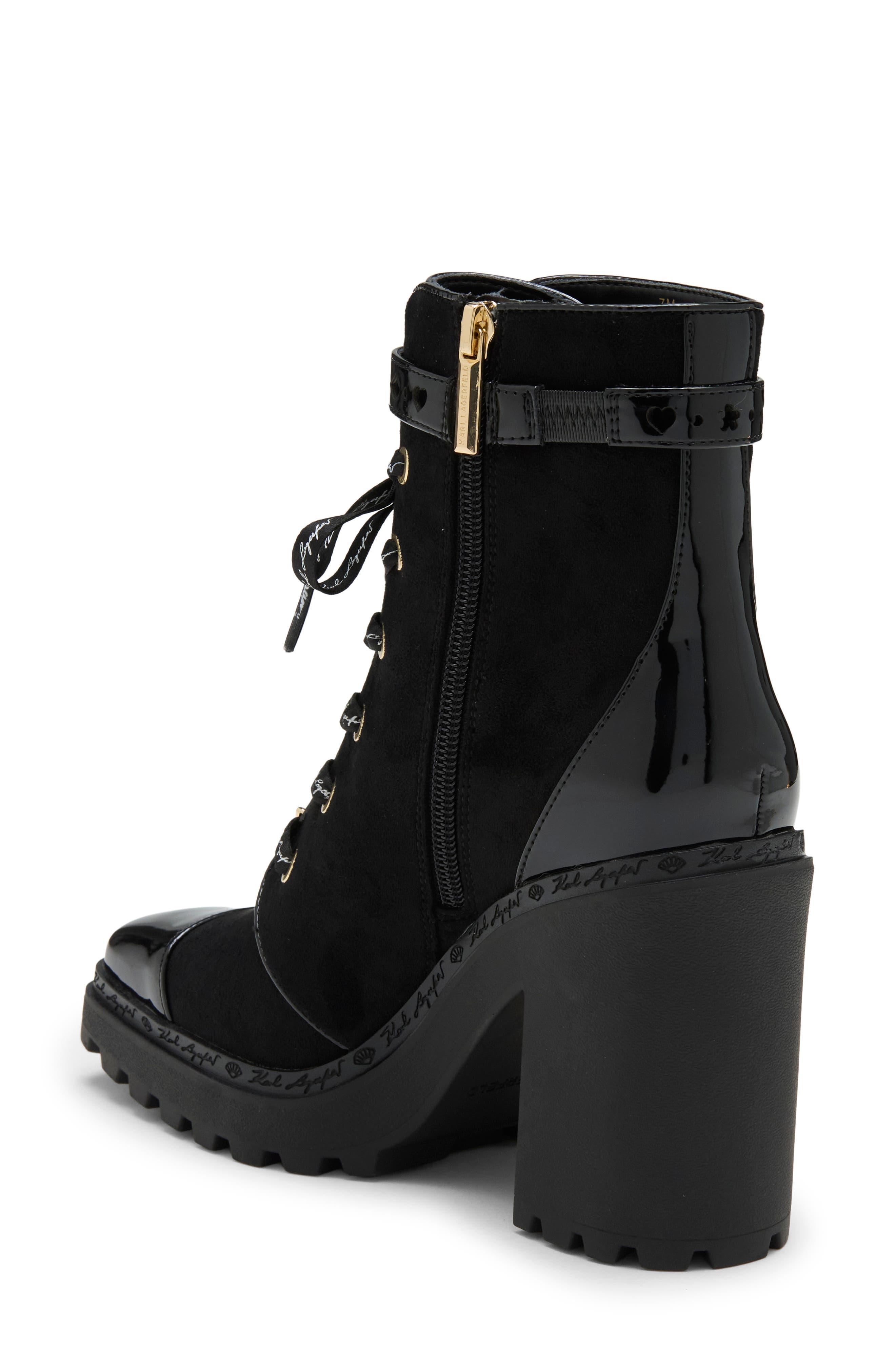 Shanikah Heeled Bootie, Alternate, color, BLACK