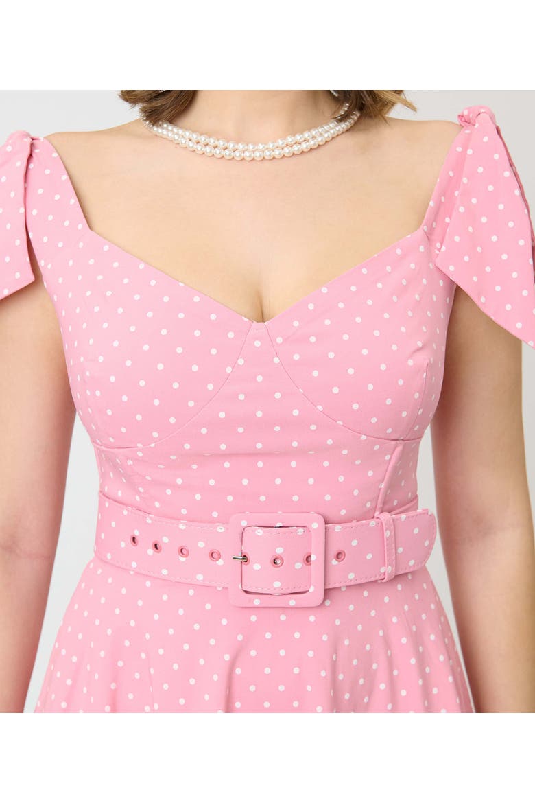 Prairie Swing Dress, Alternate, color, Pink & White Gingham