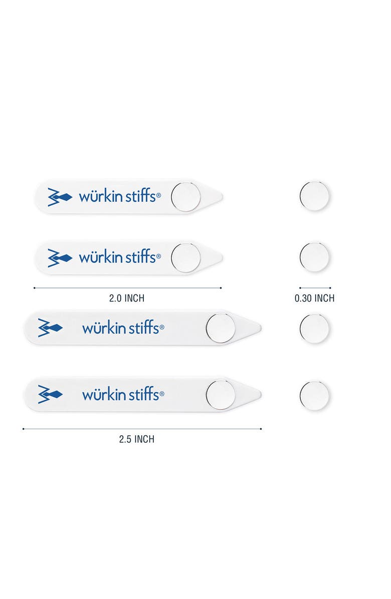 Würkin Stiffs Stiff-N-Stays Magnetic Collar Stays - Set of 2, Alternate, color,