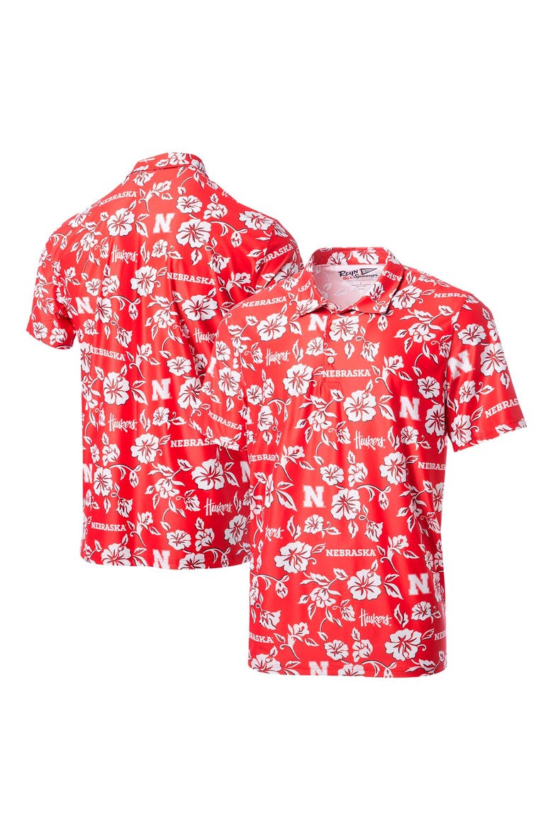 Men's Reyn Spooner Scarlet Nebraska Huskers Performance Polo, Main, color, Scarlet