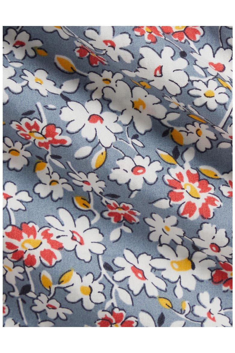 Floral Smocked Bodice Cotton Poplin Romper, Alternate, color, LYDSTON FLORAL