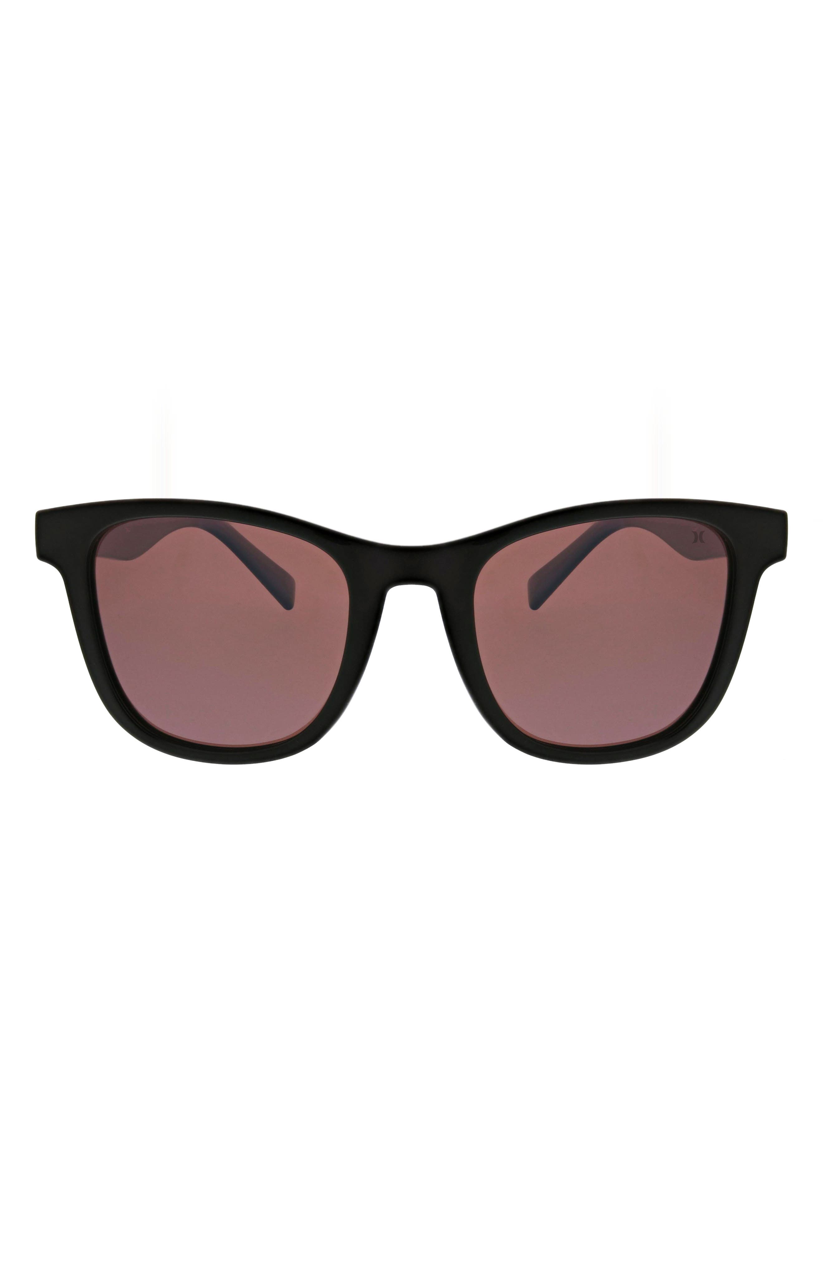 Hurley 51mm Square Polarized Sunglasses