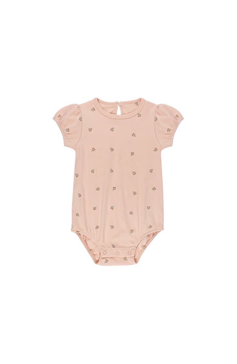 Ely's & Co. Embroidered Collection - Romper, Main, color, Pink Tulip