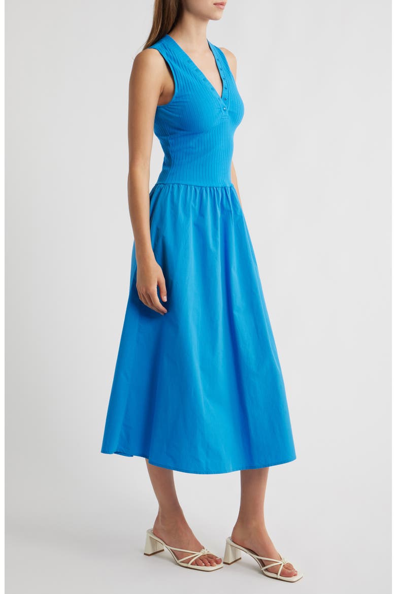 Currant Sleeveless Midi Sundress, Alternate, color, FRENCH BLUE