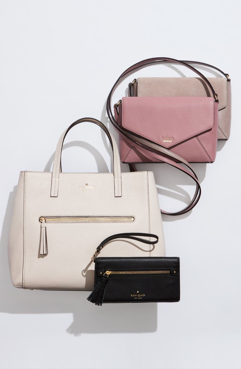 Kate Spade New York 'spencer court - tera' leather satchel, Alternate, color,