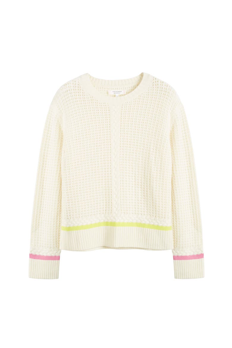 Penzance Wool Cashmere Sweater, Alternate, color, Cream/Multi