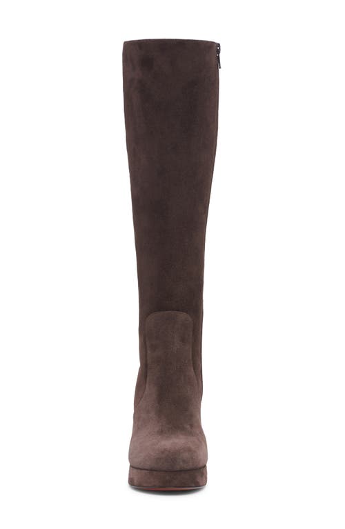 Valentino Fawcette Platform Boot In Crust Leather 90mm In Animal Print