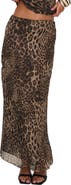 Princess Polly Eleganza Leopard Print Maxi Skirt