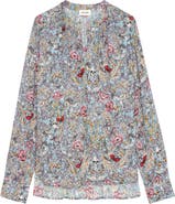 Zadig & Voltaire Tink British Flowers Popover Shirt