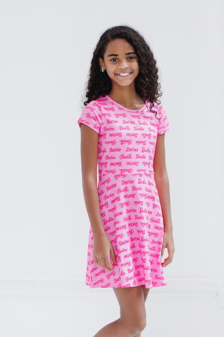 2-Pack Skater Dresses, Alternate, color, Black Pink