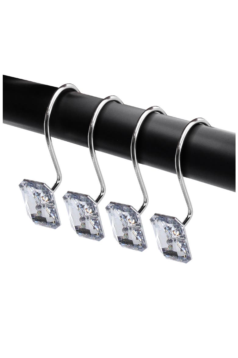 12-Piece Decorative Shower Curtain Rings Set, Main, color, N/A