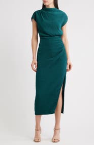 Saylor Delmara Textured Cocktail Dress