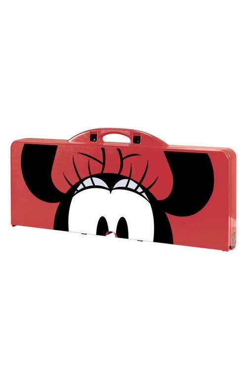 Oniva A Picnic Time Brand Oniva Disney® Mickey Mouse Portable Folding Table In Red