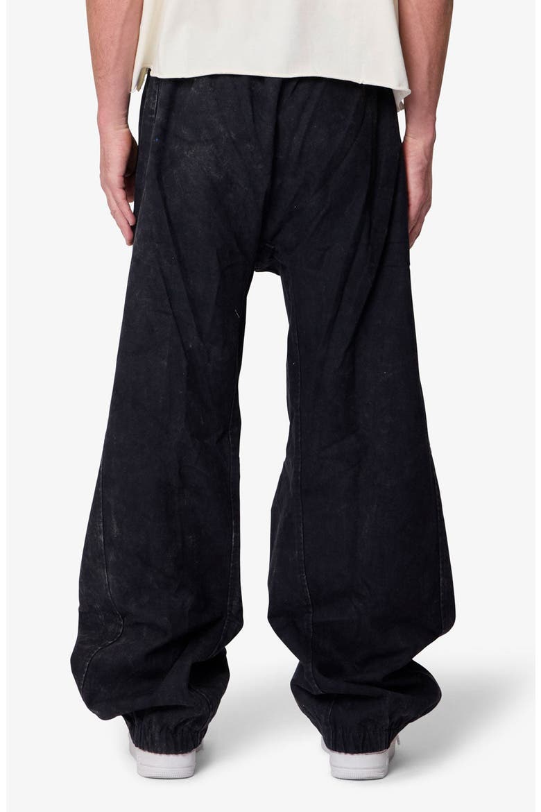 Ultra Baggy Stripe Twill Pants, Alternate, color, BLACK/ WHITE