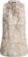 Lauren Ralph Lauren Ruffle Crinkle Top