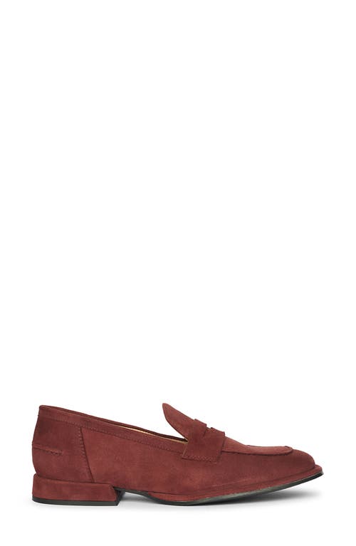 Saint G Carla Penny Loafer In Burgundy