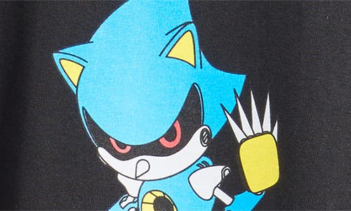 Market X Sonic Metal Sonic Cotton Graphic T-shirt In Black