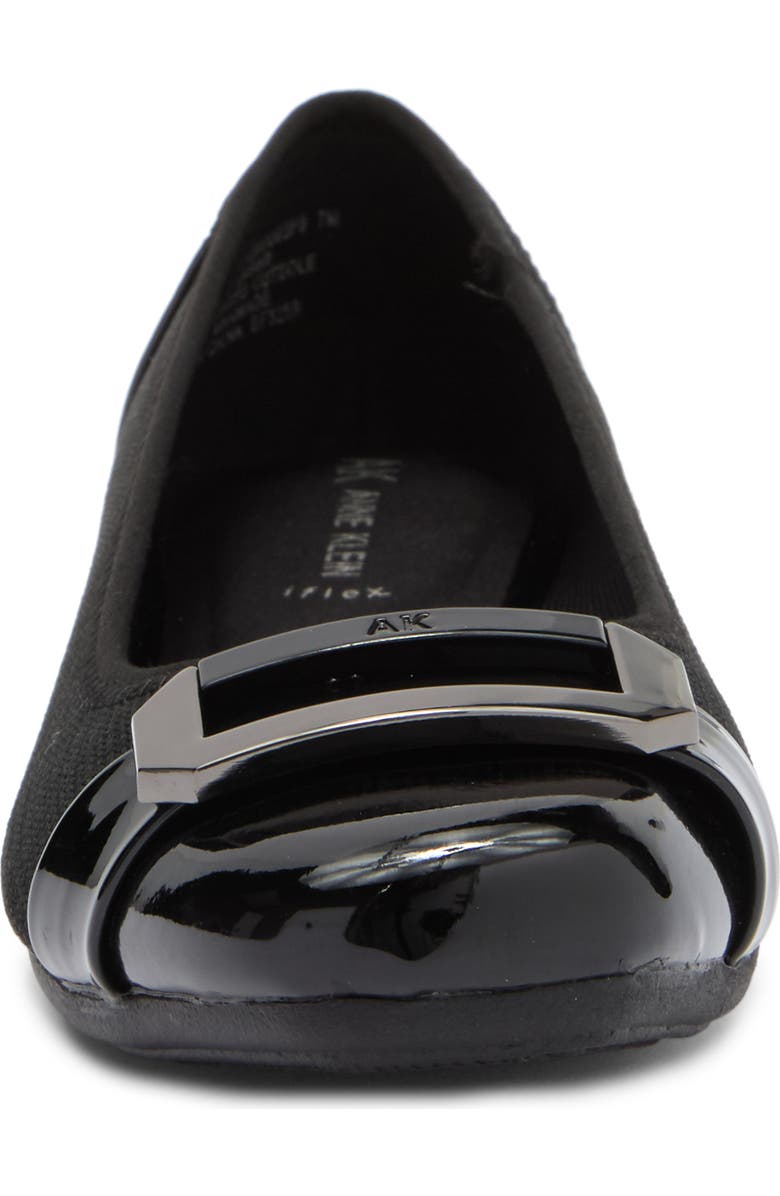 Anne Klein Ursula Buckle Ballet Flat, Alternate, color,
