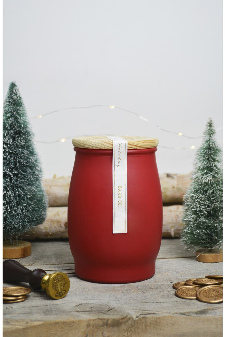 Holiday Barrel Candle, Alternate, color, NO COLOR