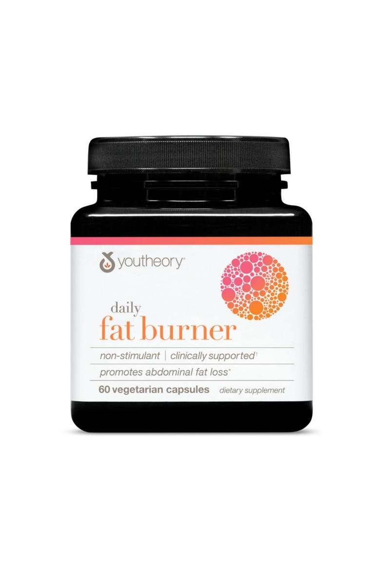 Daily Fat Burner Metabolism Support Supplement 60 Vegetarian Capsules, Main, color, None