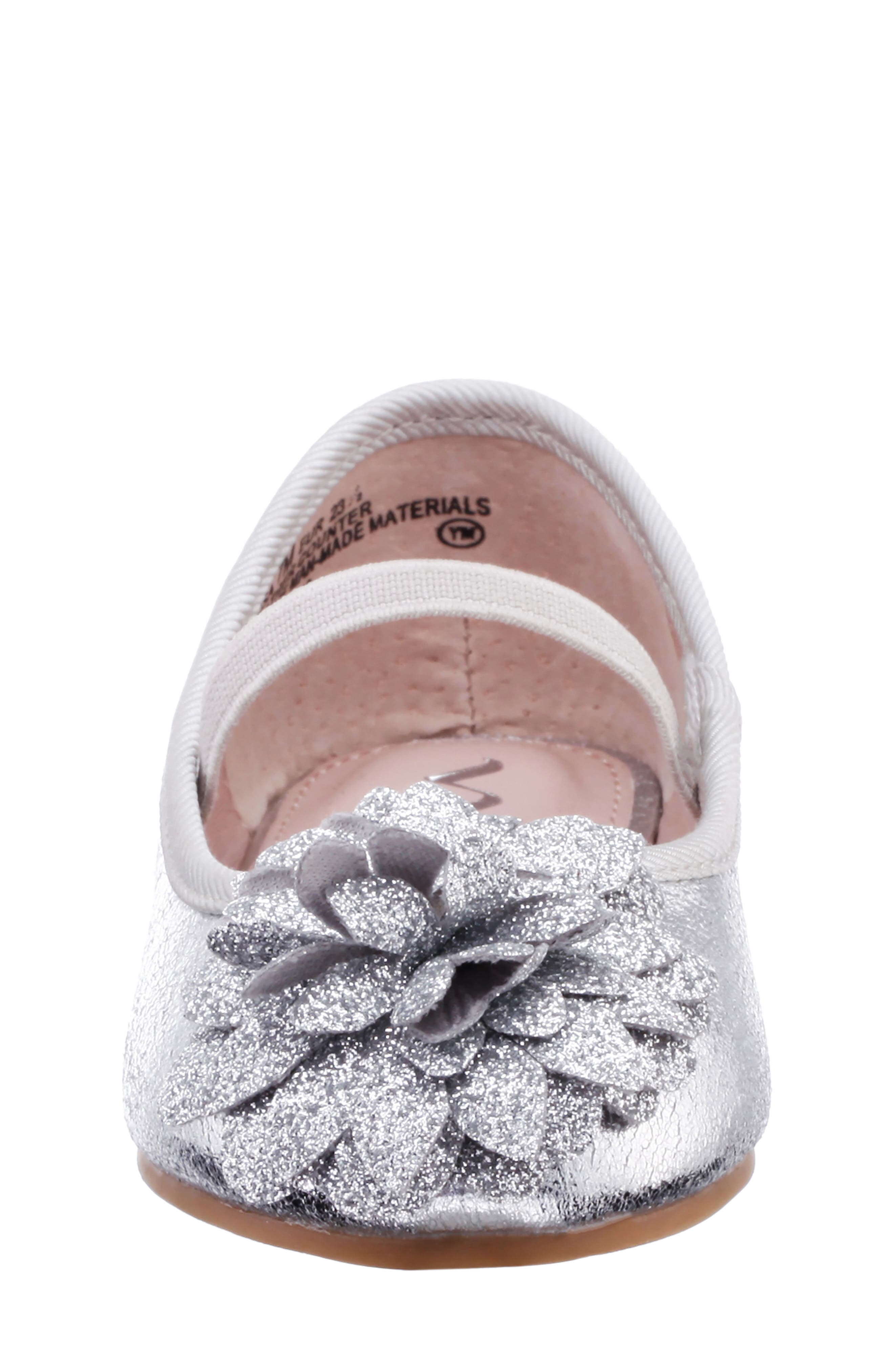 Jeanesse Metallic Ballet Flat, Alternate, color, SILVER METALLIC