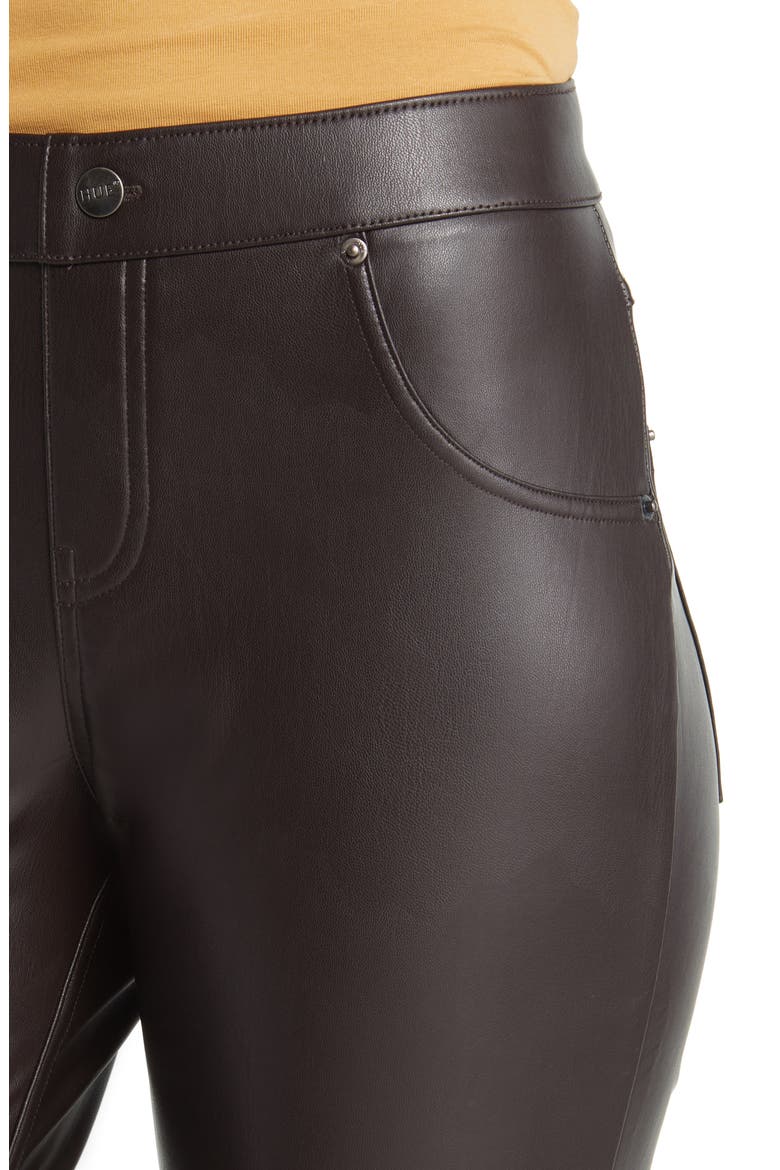 Faux Leather Leggings, Alternate, color, ESPRESSO