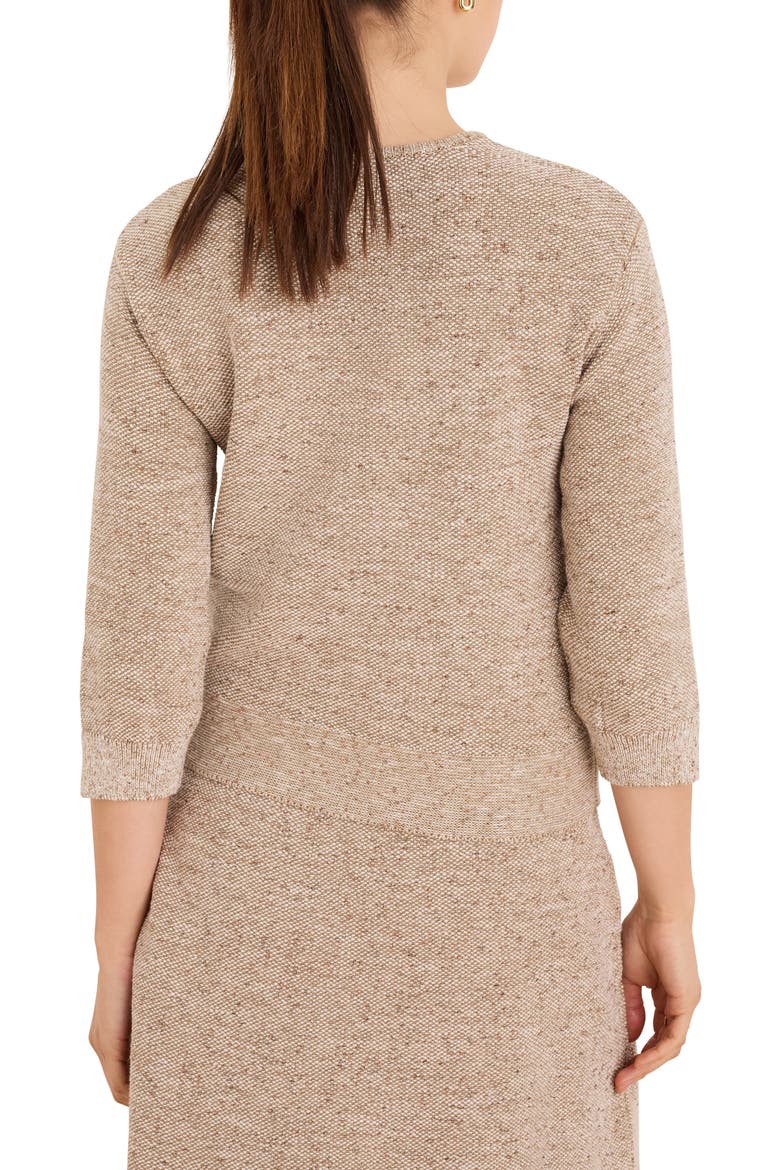 Tweed Stitch Crewneck Sweater, Alternate, color, NEUTRAL MIX