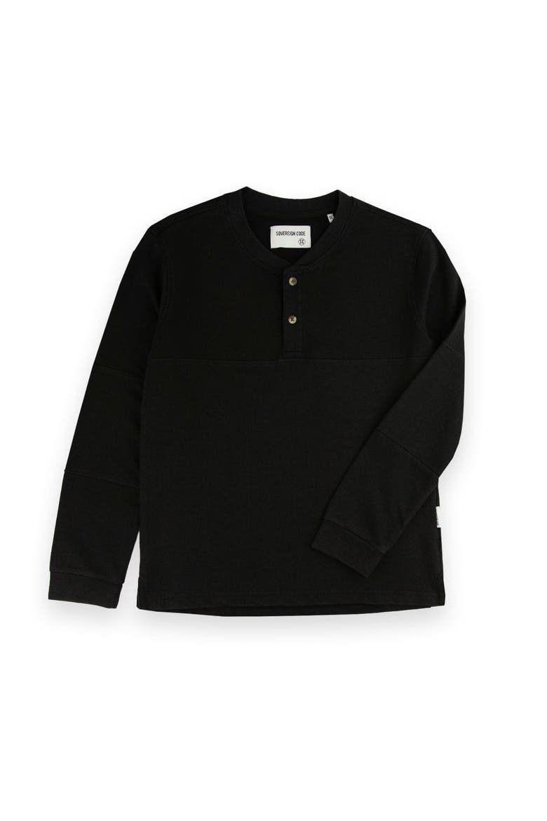 Constant Knit Henley, Main, color, Black