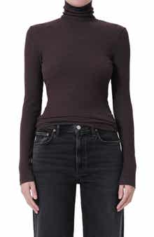 AGOLDE Pascale Rib Turtleneck Sweater
