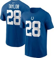 Nike Men's Nike Jonathan Taylor Royal Indianapolis Colts Player Name & Number T-Shirt