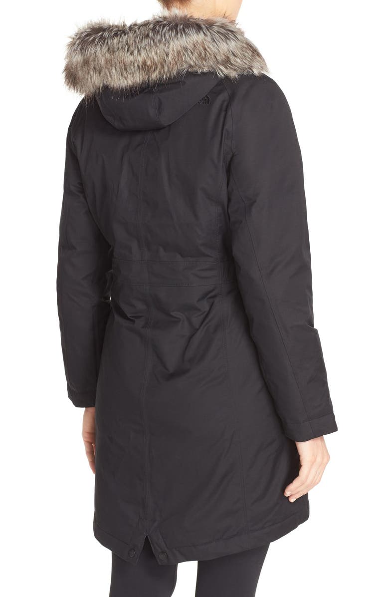 The North Face 'Arctic' Parka with Removable Faux Fur Trim Hood, Alternate, color,
