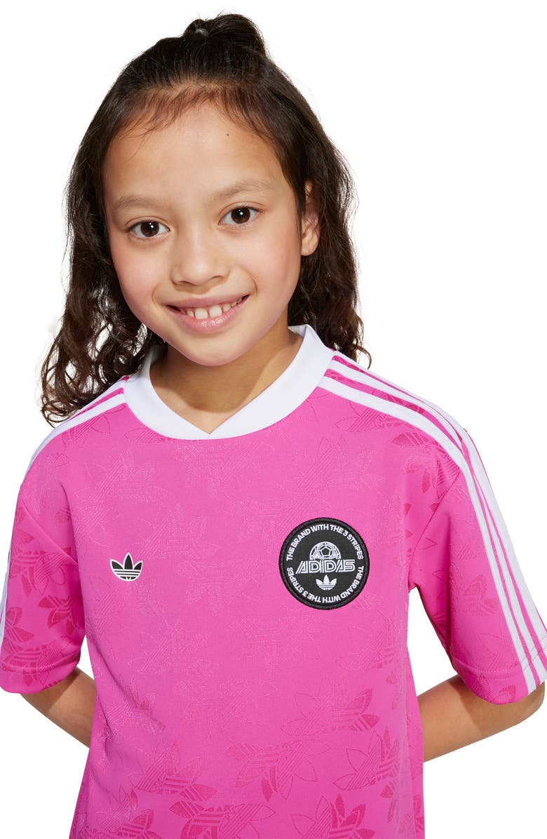 adidas Kids' Sport Jersey & Shorts Set, Alternate, color, Semi Lucid Fuchsia