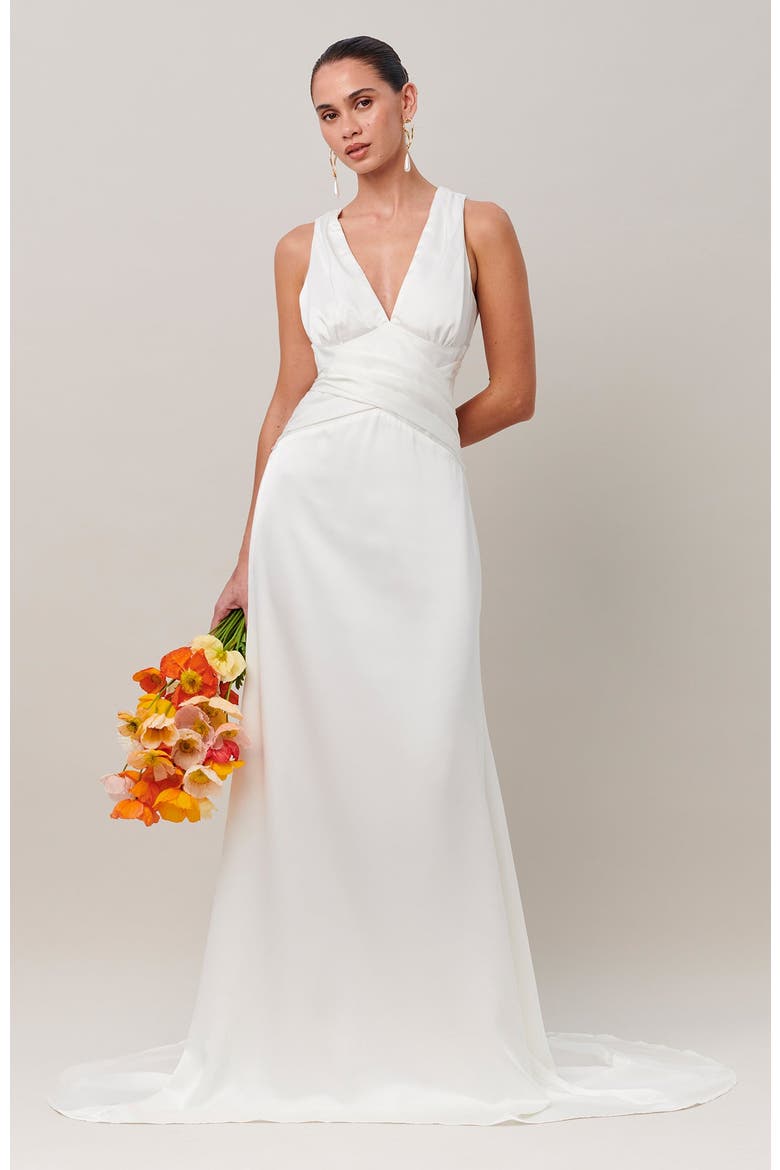 Riviera Gown, Alternate, color, White