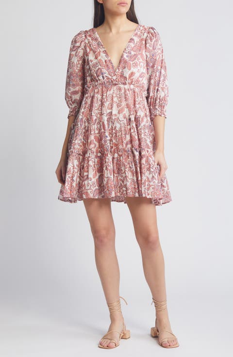 Lavinia Organic Cotton Voile Minidress