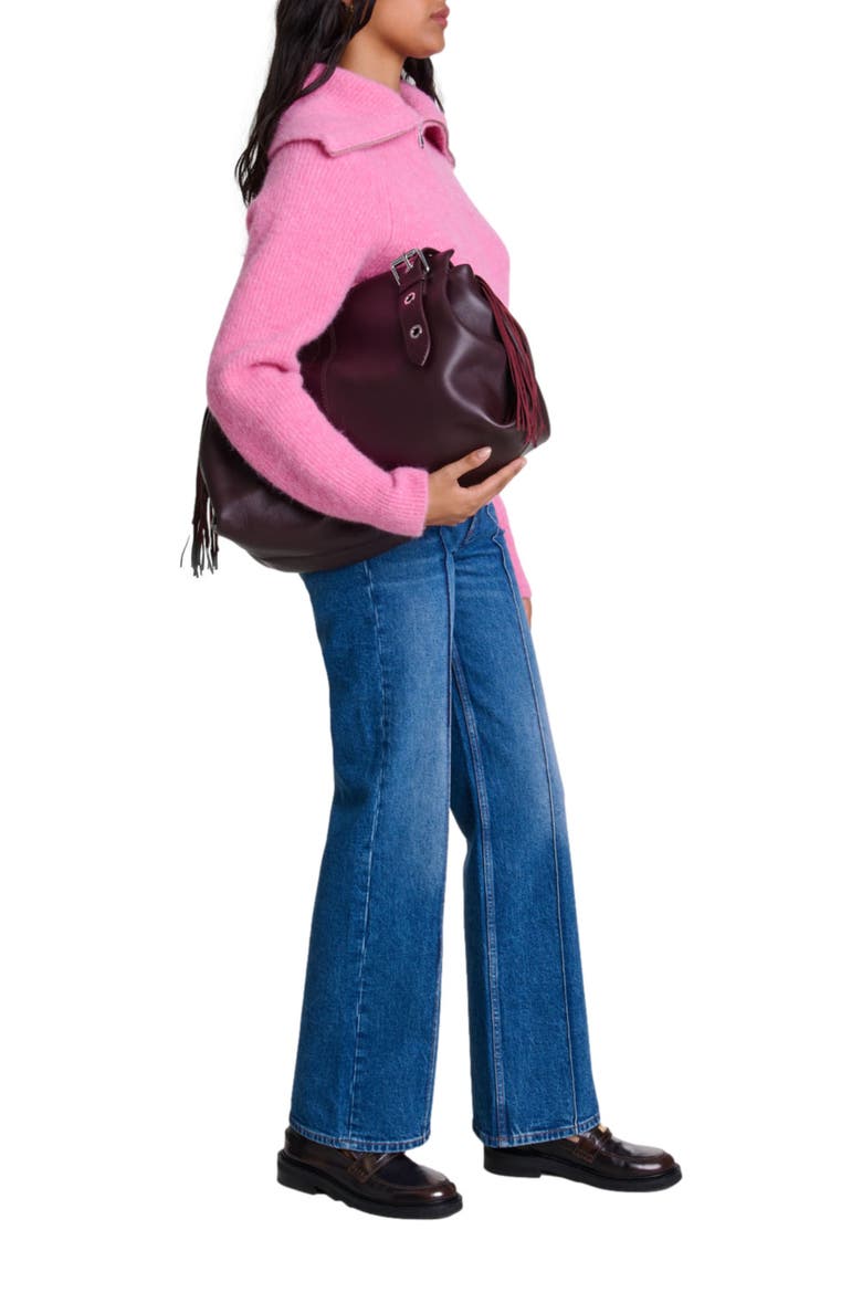 Wool-blend cardigan, Alternate, color, Pink