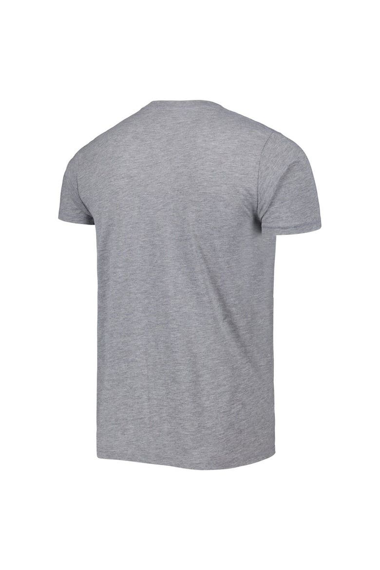 Men's Homage Jackie Robinson Gray Brooklyn Dodgers Cooperstown Collection Remix Jersey Tri-Blend T-Shirt, Alternate, color, Gray