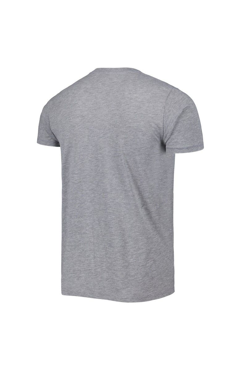 Homage Men's Homage Jackie Robinson Gray Brooklyn Dodgers Cooperstown Collection Remix Jersey Tri-Blend T-Shirt, Alternate, color,