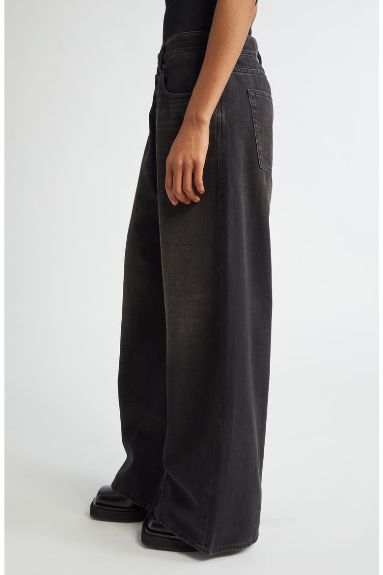 1996 D-Sire Low Rise Wide Leg Jeans, Alternate, color, BLACK