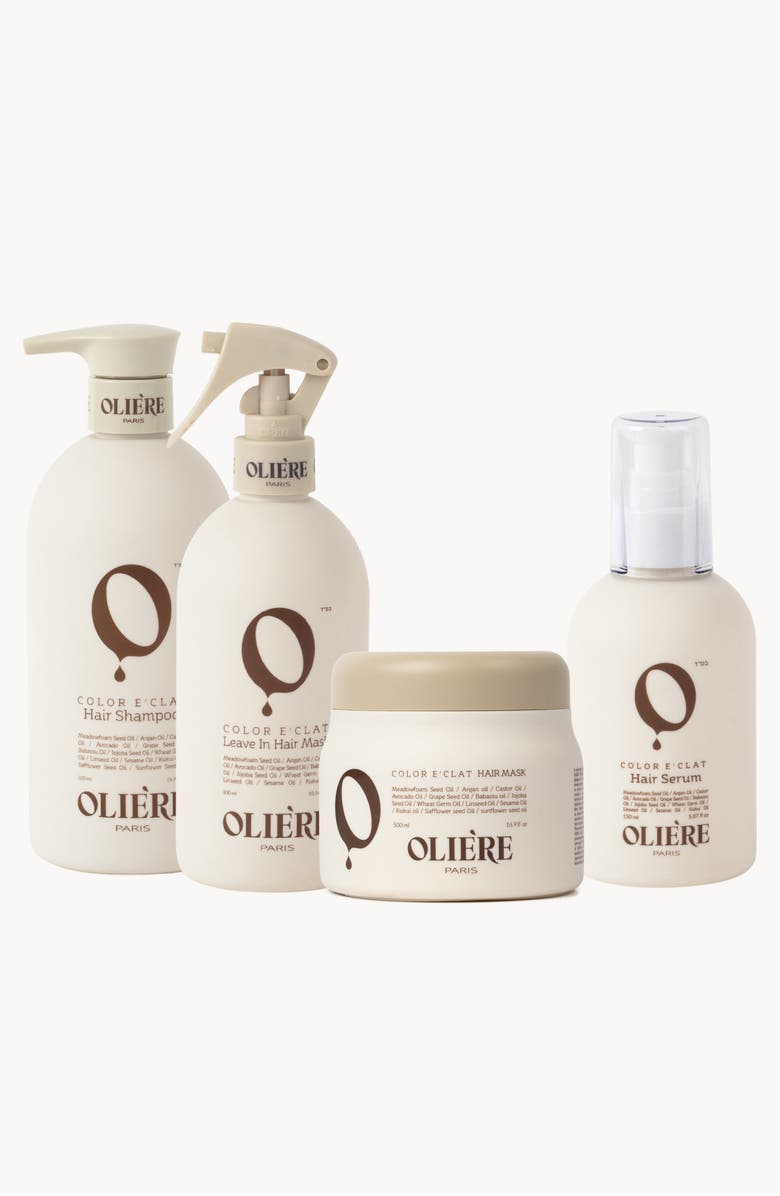Oliere Paris Color Éclat Repairing Hydrating Color-Protecting Hair Care Set $288 Value, Main, color, NO COLOR