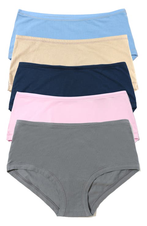 YourFit™ Plus Assorted 5-Pack Boyshorts