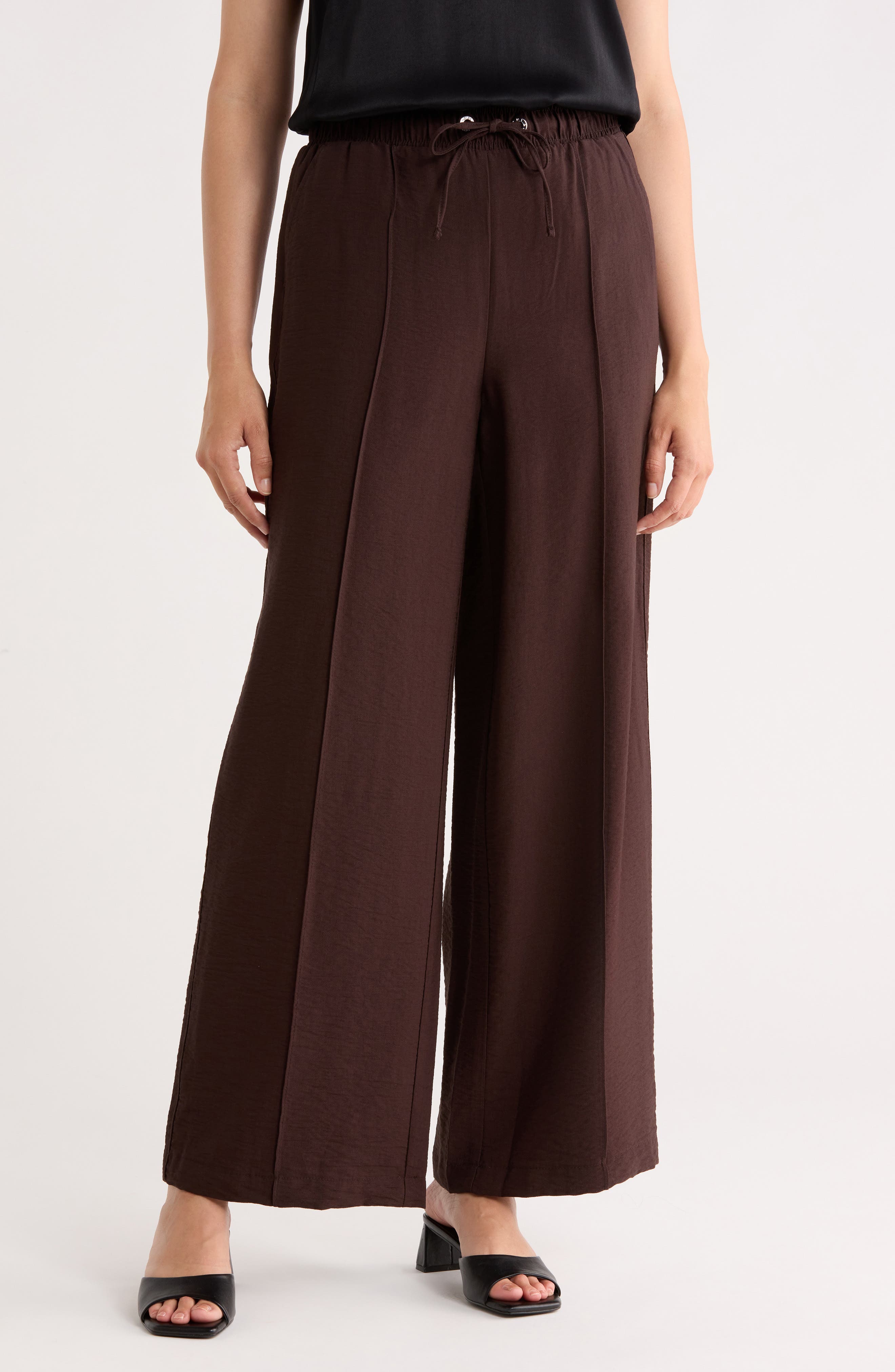 DKNY Front Seam Pull-On Pants